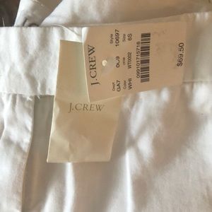 NWT J.CREW WHITE PANTS